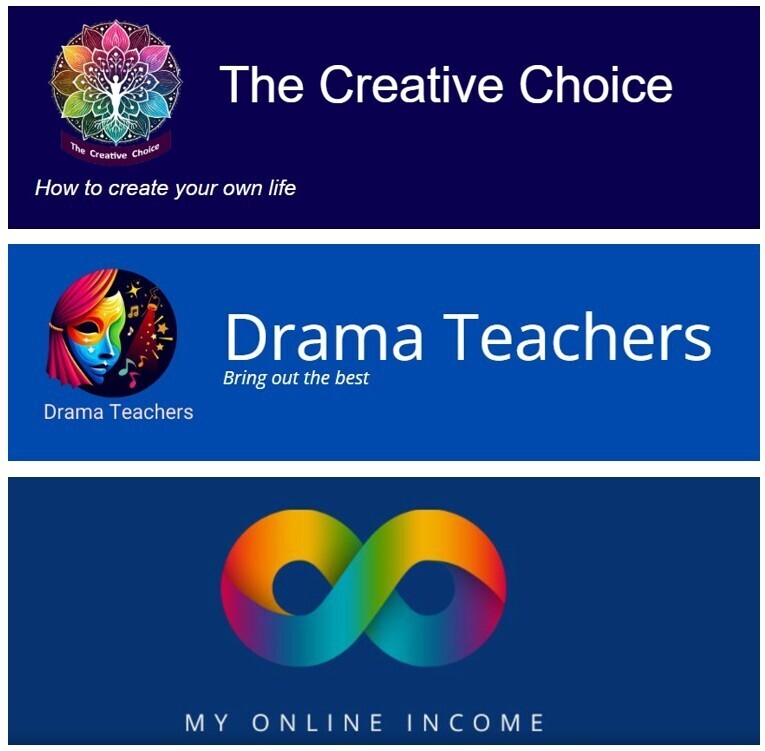 Examples of 3 different logos