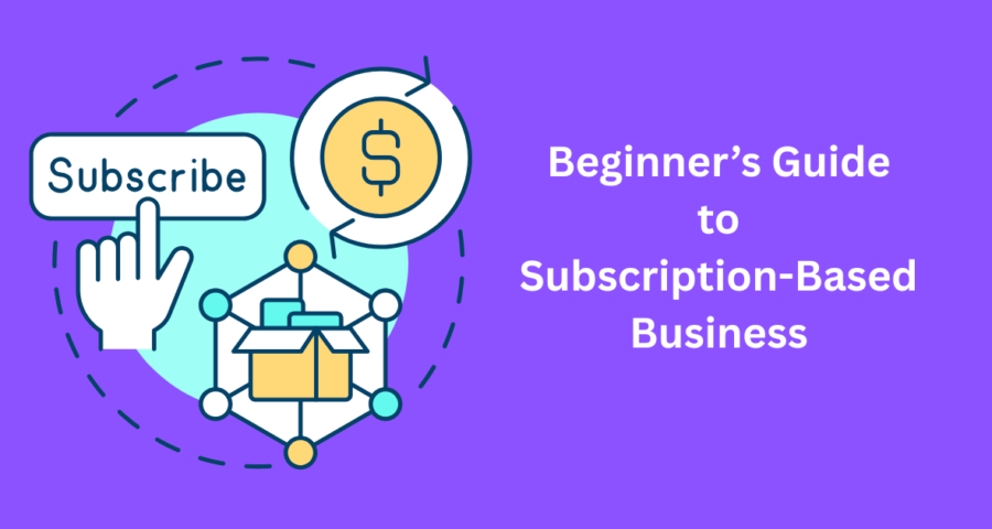 graphic representing subscription-based business