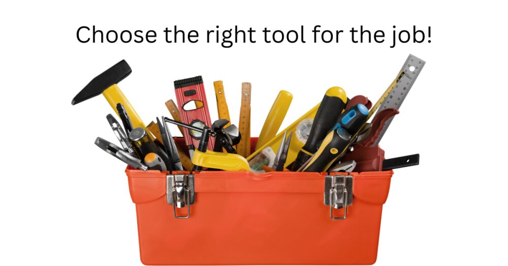 Image of a tool box and tools