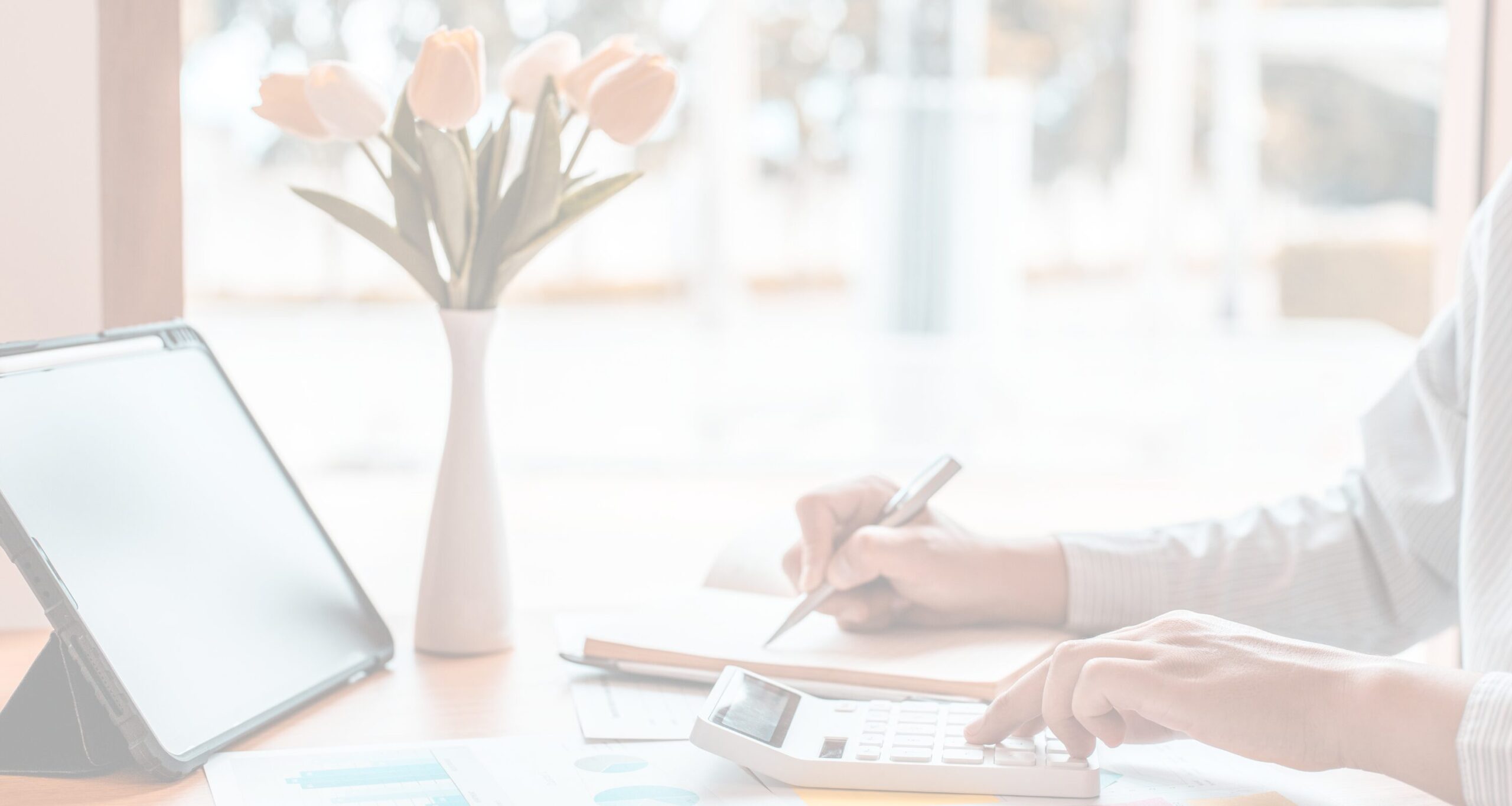 Bright desk and laptop representing honest online business.