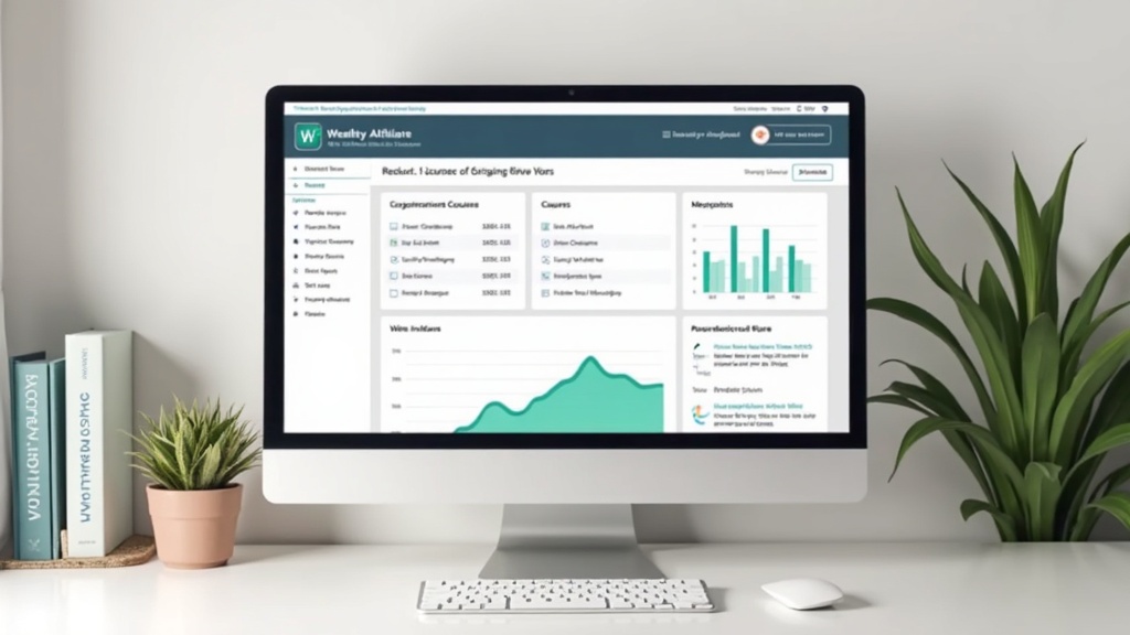 Wealthy Affiliate main dashboard screenshot, 2025 version